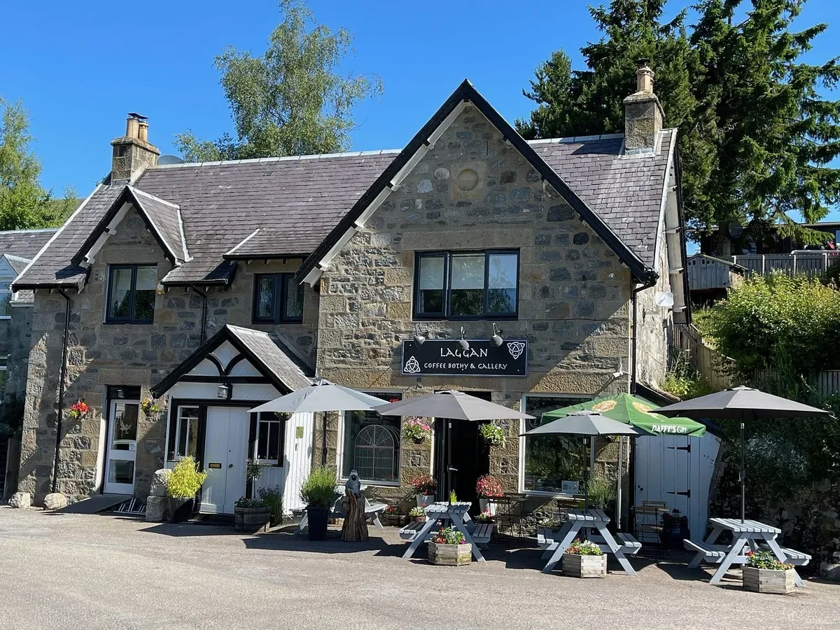 The Coffee Bothy café and gallery in Laggan