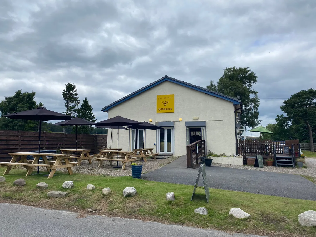 The Apiary café in Dalwhinnie