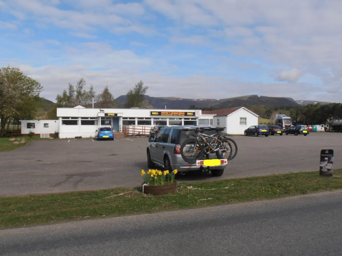 The exterior of Newtonmore Grill